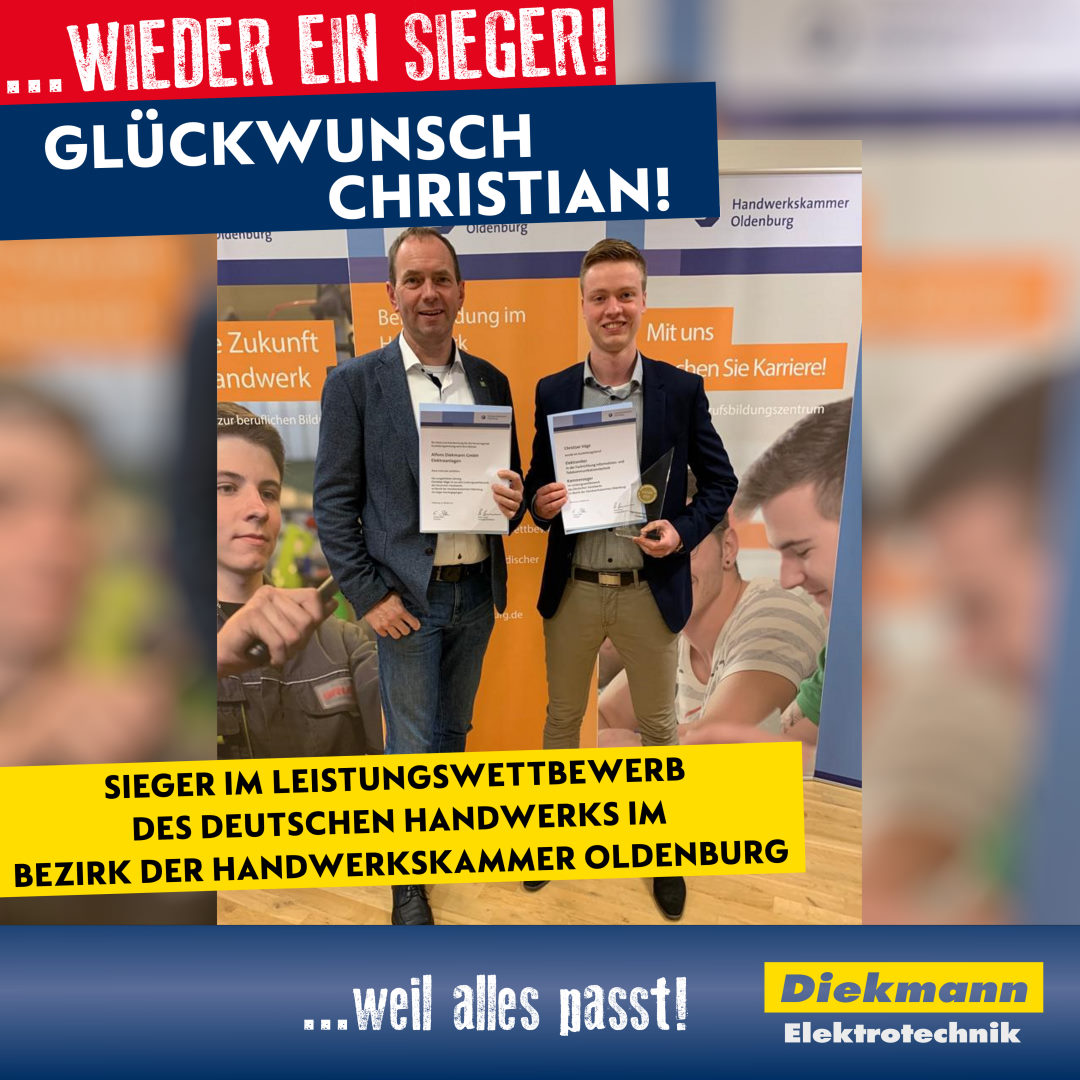 Thorsten Diekmann und Christian Vöge bei der Siegerehrung